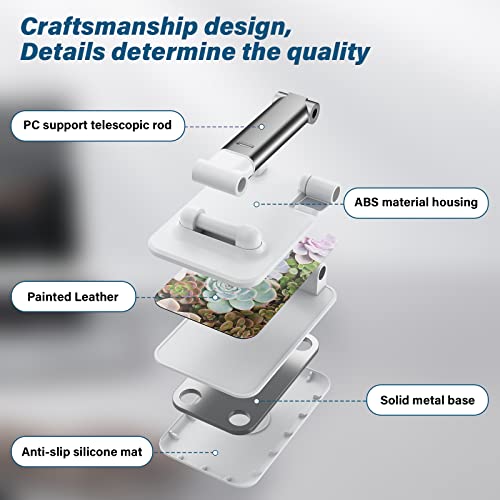 Image of Colorful Adjustable Foldable Phone Stand, Compatible with Smartphones, Suitable for Office, Home, Travel, Christmas Gift