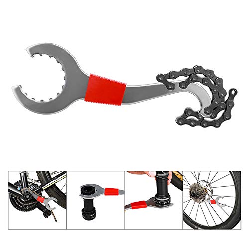 Lasamot Kit de ferramentas de reparo de bicicleta para bicicletas e correntes, cortador de volante,