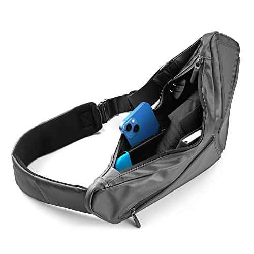 Tajezzo Sling Bag Cross Body Bag Mens One Shoulder Bag For Women Hiking Travel With Usb Port Anti-Theft Edc Casual Daypack #TOP1