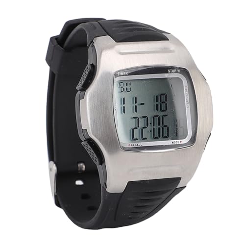 Cronómetro deportivo digital con memoria y alarma miniatura 4