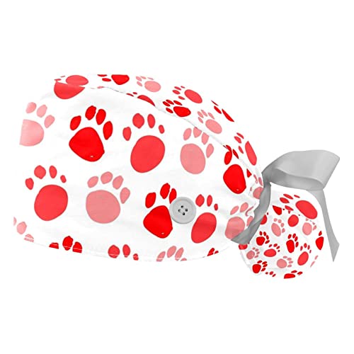 Chapeaux bouffants pattes de chien JDEZ parfaits pour le toilettage et les cliniques de jour