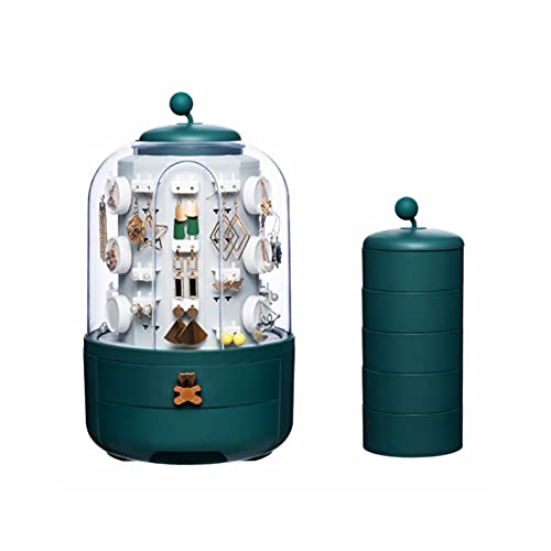 EverGreenPro Schmuckkästchen Schmuckkasten Schmuckschatulle Holz für Damen und Mädchen groß schmuckaufbewahrung Schmuckbox Cover