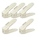 Haiyuntong Réglable À Chaussures - 5 Pièces Double Couche Réglable Chaussure Organisateur Chaussures Support Fente Gain De Place Armoire Double Salon Étagère À Chaussures Support Étagère,Beige