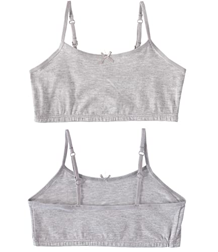 Girls Training Bra Cotton Stretch Bralette, 10-Pack (7-14)2