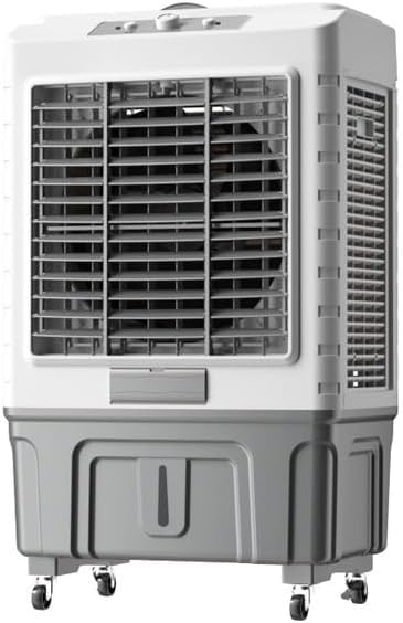 Amazon | 大型冷風扇 業務用 8000m³/h 強力風量 気化式冷風機 50L大