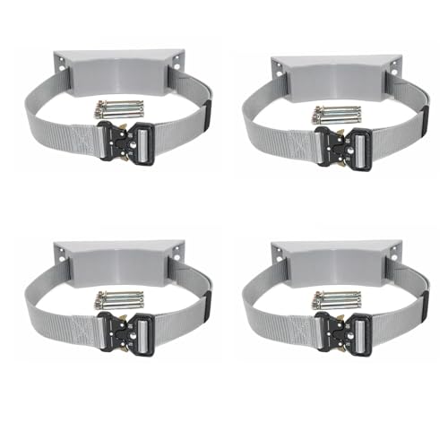 TGBHM Wall Mount Oxygen Tank Holder, Adjustable Strap Gas Cylinder