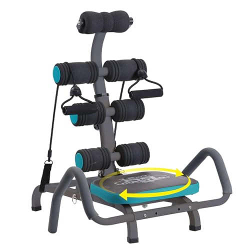 MAGIC BB Ab Machine for Stomach Workout Multi-Functional Adjustable Ab Trainer Machine with Waist Twister Ab Rocket & Ab Cruncher Abdominal Exercise Equipment for Home Gym