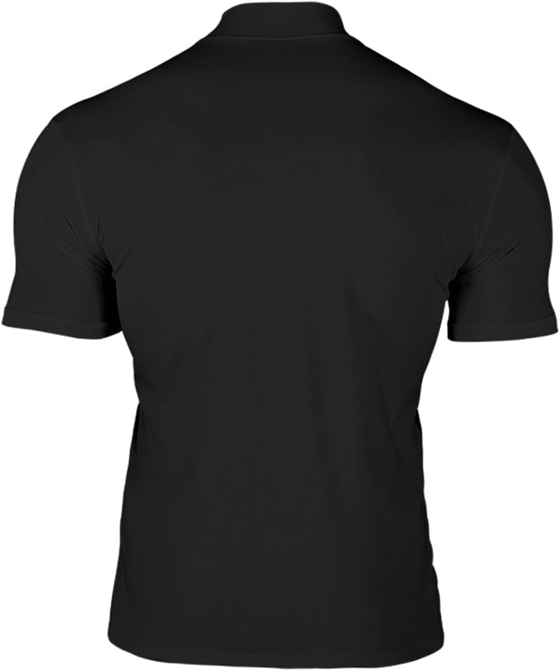 Men's Basic T Shirts Turtleneck Mock Neck T Shirt Slim Fit Short Sleeve Summer Solid Tops Fashion Tee Shirt, M-3XL
