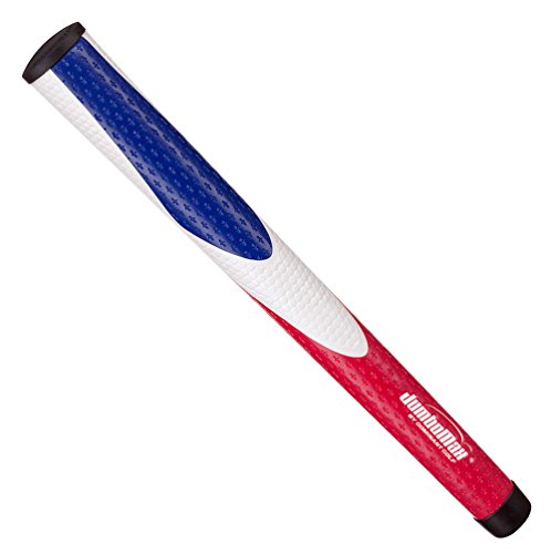 JumboMax Pack of 1 Tour Series Golf Grips Red White Blue X-Small (JR/Junior) (+3/16