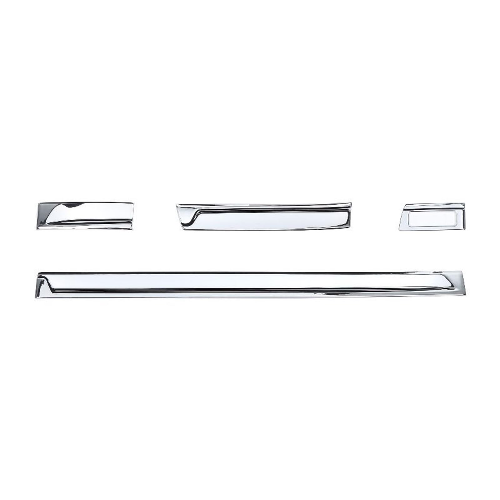 for Dodge for RAM 1500 2018-2021 Center Console Panel Sticker Cover Decartion Strip Interior Accessories Car Interior Mouldings(Chrome)