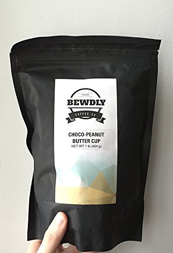 Choco-Peanut-Butter Cup Gourmet Whole Roasted Coffee Beans - Bewdly Coffee Company - Organically Sourced, Gluten Free, Vegan Aribica Coffee Beans - Gourmet, Highest Quality Medium Roast Aribica Coffee Beans image 2