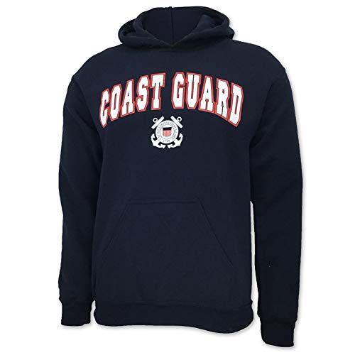 Armed Forces Gear CGARCHSEALHOOD-N-AFG-XL Us Coast Guard Arch Seal Hooded Sweatshirt cover