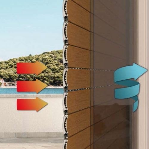 Tapparella Avvolgibile in Alluminio Coibentato con Profilo Mini 9x40 mm | Tapparelle Alluminio per Spazi Ridotti | Isolamento Termico | Made in Italy | Personalizzabile
