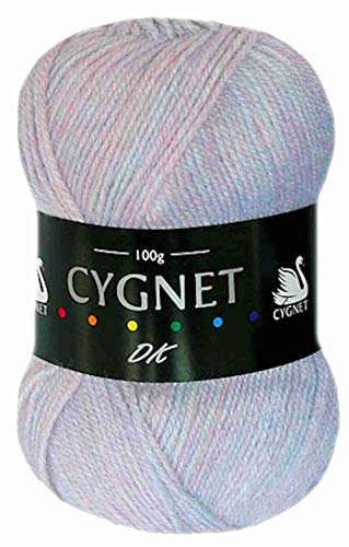 Cygnet DK Double Knitting Acrylic Yarn - Mother of Pearl (146) 100g Balls