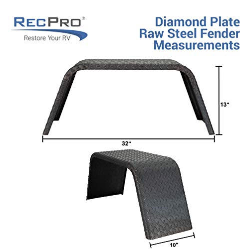 RecPro Steel 14 Gauge Diamond Tread | 32" x 10" x 13" |