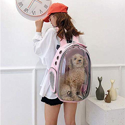 Preisvergleich Produktbild Fuqiang Hund Reisetasche Haustier Raumtasche Tasche Hundetasche Käfig-Pink_within12A Catty Haustierträger