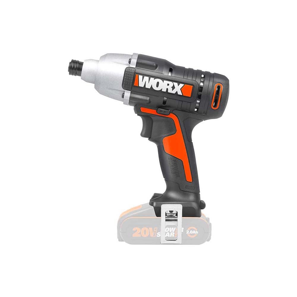 Worx WX291.9 Avvitatore ad impulsi brushless a batteria 20V-170nm. solo corpo macchina