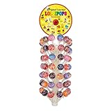 Box da 120 Pz con Espositore Maxi Lecca Lecca Lollipop Gourmet XXL Casa Del Dolce Box da 120 Pz con Espositore Bar Hotel Ristorante