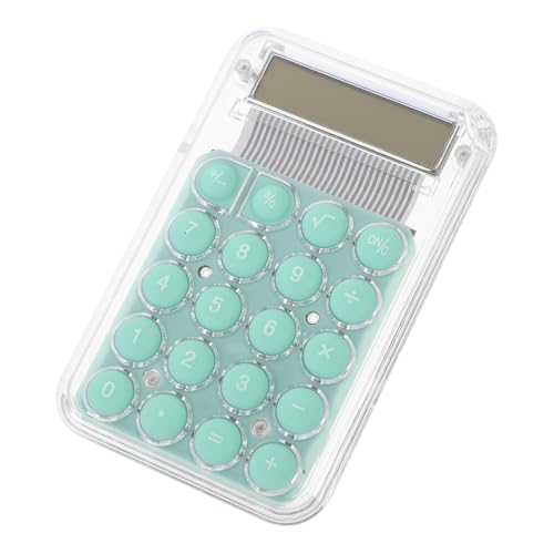 Tofficu 8- Display Calculator Solar-Powered Mini Calculator for Office Study Compact Portable