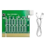 PCIE 16X Steckplatz Diagnosekarte mit LED Anzeigen zur Computer Fehlerbehebung Diagnosekarte