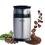 Mecity Coffee Bean Grinder Fast Electric Grinder with 6 Stainless Steel Blades for Beans, Spices, Pe