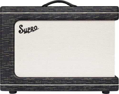 Supro Ambassador Custom 2 x 10-inch 50-watt Tube Combo Amplifier - Black