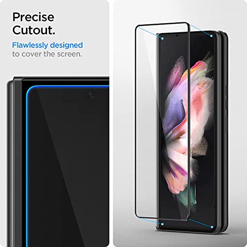 Image of Tempered Glass Compatible for Samsung Z Fold 3 | Edge to Edge Coverage Screen Protector Guard | Full Screen Protector (Pack Of 1)