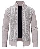 Occasions Appropriées : Cardigan Zippé Slim Fit en Tricot à manches longues pour homme est idéal pour les tenues de tous les jours ou les activités décontractées. Il convient pour les sorties, les dîners, les occasions professionnelles, et constitue également un cadeau parfait pour vos proches en hiver.