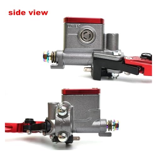 Maître-cylindre 22 mm avec levier de frein droit vert pour une commande hydraulique fluide - 6