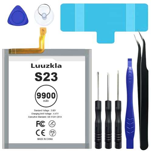 Luuzkla 9900mAh Battery for Galaxy S23 SM-S911U/SM-S911N