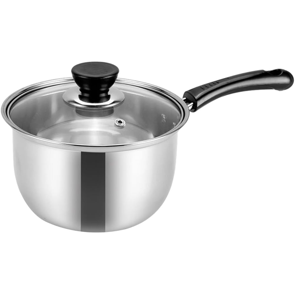 Casserole à lait induction pour préparer le chocolat chaud du matin