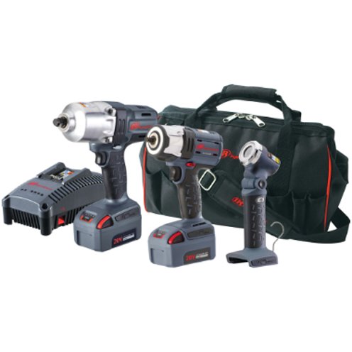 Ingersoll Rand W7150-K12 - Cordless Impact Wrench-Square - Reversible, 20 V, Pistol Grip Handle, Drive Size: 1/2 in