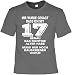 Produktbild Geburtstags Shirt zum 17. Geburtstag T-Shirt 17 genau das richtige Alter Geschenk zum 17 Geburtstag 17 Jahre Geburtstagsgeschenk 17-jähriger
