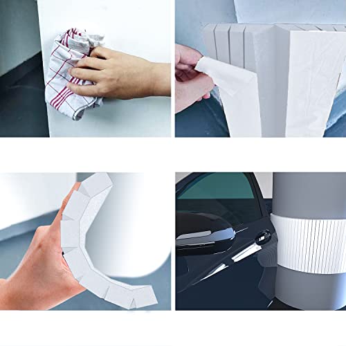 Garage Smith GWP08 Garage Wall Protector Foam Wall Column Corner Guard for Parking Garages - Wall Edge Protector - Wall Corner Edge and Bumpers Guards (2-Pack(White)) by Garage Smith - Image 6