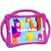 TopEsct Kids Case for iPad Mini 5 4 3 2 1,Silicone Childproof for All Kinds of iPad Mini, Built-in Handle Stand, Comes with a Strap. (Purple)
