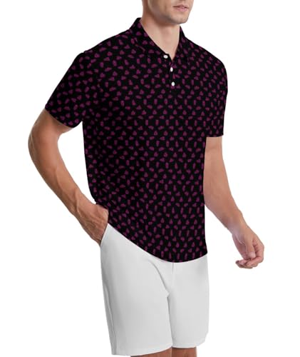 Camiseta polo para hombre, divertida, transpirable y de secado rápido, ideal para golf miniatura 5