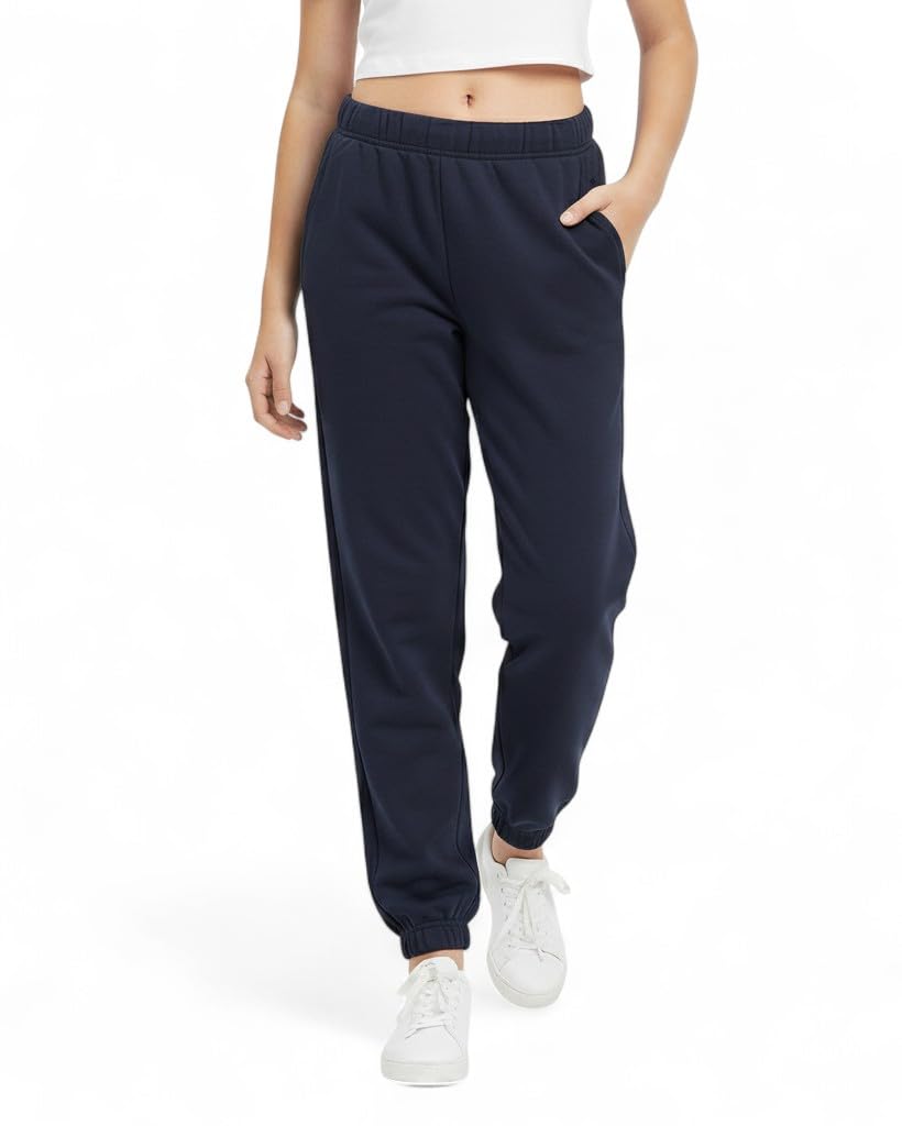 Alan Jones Clothing Girls Fleece Joggers Trackpant | Soft & Warm Winterwear | Casual Lounge & Sports Pants