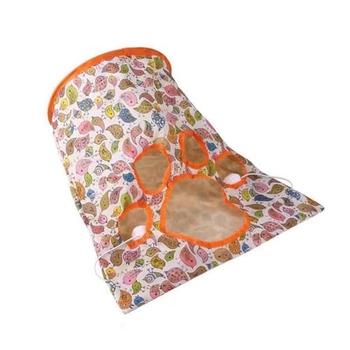 Bannik 屋内猫用の1スタイルの猫トンネルバッグ、新しいペットの猫遊び用トンネルおもちゃ、折りたたみ可能なインタラクティブ猫ドリルバッグ、耐久性があり、取り付けが簡単、使いやすい