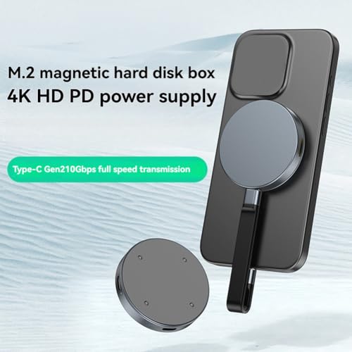Caja magnética 4K M.2 2230 NVMe SSD USB C 10Gbps miniatura 5