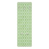 micasia Porte-manteau mural avec 5 crochets - vert oriental unique - design étroit panneau porte manteau - meu