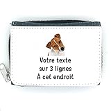 mygoodprice - portafoglio portamonete con scritta in lingua inglese jack russel