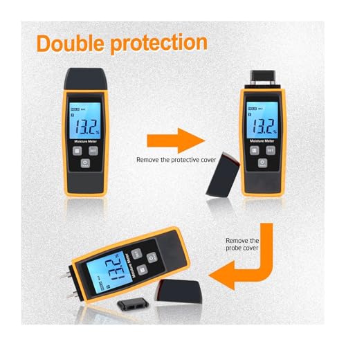 Humidimètre numérique avec écran LCD haute précision pour menuisier - 4