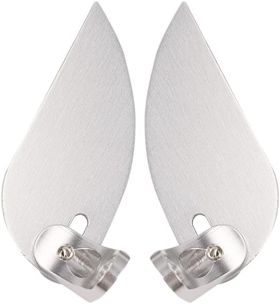 Rc Model Boat Turn Fins Adjustable Aluminum Water Knife for Feilun Ft012 Refit| | - - (Color: Silver)