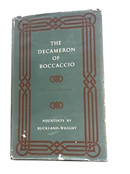 Hardcover The Decameron: Volume I, The First Five Days. 1954 Book