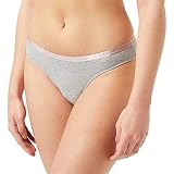 Emporio Armani Underwear Damen Basic Cotton Thong, Light Grey Melange, S