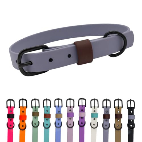 Collier pour chien imperméable flexible taille L couleur brouillard lavable - 2