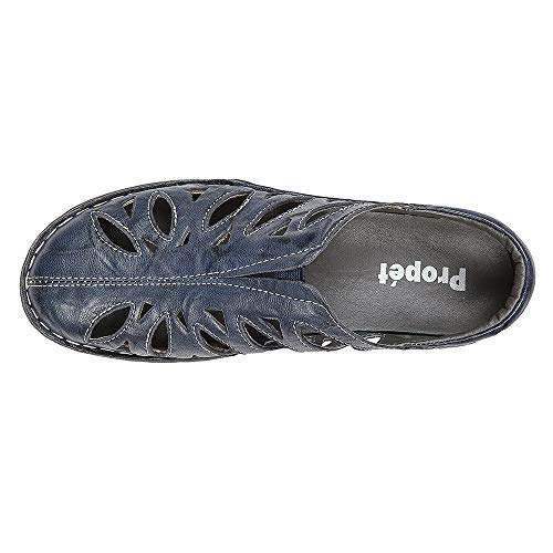 Image of Propet Womens Cameo Cut Out Slip On Flats Casual - Brown