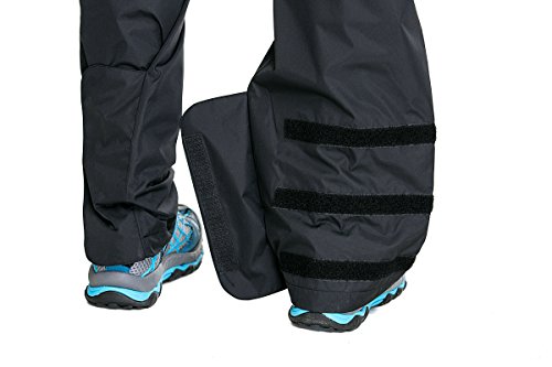 TRAILSIDE SUPPLY CO. Men's Snow Rain Pants Basic Insulated Workout Pants,Waterproof,Windproof Black Small - Thumbnail 4