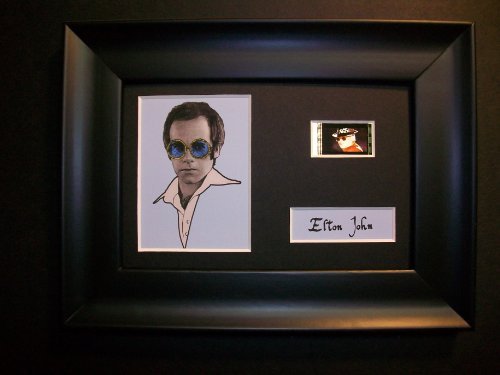 Elton John framed film cell display