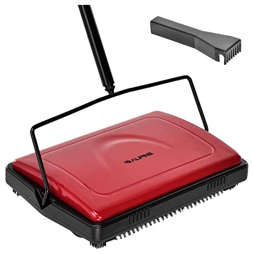 Alpine Manual Triple‑Brush Sweeper